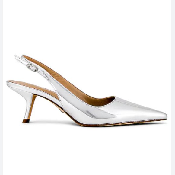 Sam Edelman Bianka Pump Silver Size 9 - Picture 1 of 2